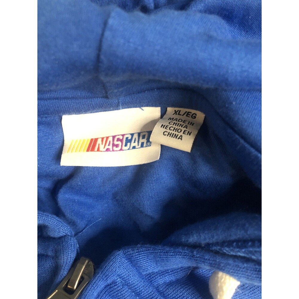 Dale Earnhardt Jr. #88 Hoodie Adult XL Blue Full Zip NASCAR - Picture 4 of 5